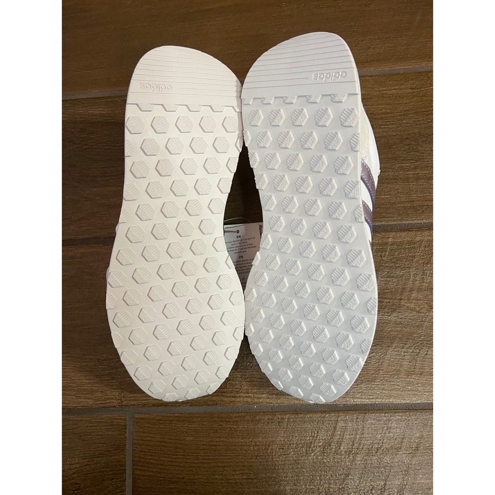 Adidas Run 60s 2.0 Womens Sneakers White Metallic Purple GX1713 Size 7 NEW - Picture 7 of 7